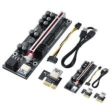 MZHOU 2 Pack 10 Capacitors PCI-E 1X to 16X VER011PRO Riser Card picture