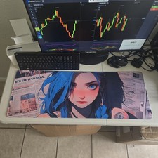 Jinx Arcane XXL Gaming Mouse Pad - League of Legends 80x30cm Stitched Edges #1 picture