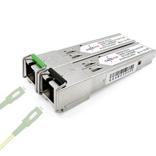 Elfcam® - 1 Pair 10G SFP+ BIDI Transceiver Module with SC Fiber Port Simplex picture