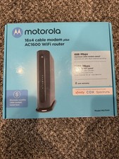 Motorola MG7540 DOCSIS 3.0 16x4 Cable Modem/AC1600 Dual-Band WiFi Router (READ) picture