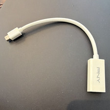 PNY Mini DisplayPort Male to HDMI Standard Female Adapter 1:1 White picture
