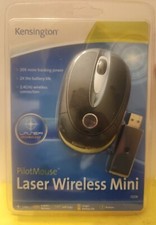 New Kensington Pilot Mouse Laser Wireless Mini Model #72239 picture