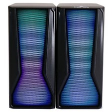 beFree Sound Color LED Dual Gaming Speakers picture