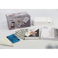 Canon Selphy Square QX10 Compact Photo Printer White CD1158 with ZINK Paper picture