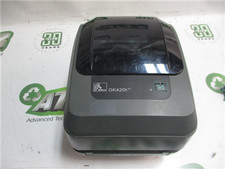Zebra GK420t Thermal Printer 203dpi USB DT TT Cracked Button No Adapter picture