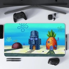 Spongebob Pineapple House Gaming Desk Mat Mouse Pad picture
