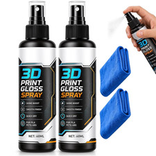 3D Printer Model Gloss Spray 60ml High Gloss Finish Layer Line Reducer 2 Pack picture