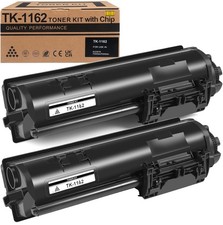 2PK TK-1162 Black Toner Cartridge for Kyocera ECOSYS P2040dn P2040dw High Yield picture