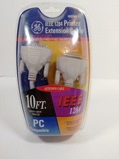 IEEE 1284 Printer Cable GE HO97583 MaxSpeed 10ft. Extension Connectors M to F picture