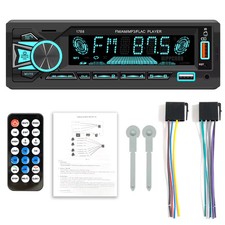 1 DIN Car Stereo MP3 Player Bluetooth FM Receiver, Remote Control, AUX/USB/TF picture
