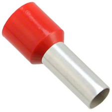 Panduit FSD83-12-C Single wire ferrule, Red, 12mm Pin (Pack of 100) picture