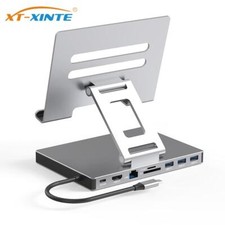 USB-C Hub Stand Docking Station Multiport Adapter USB3.0 Foldable Tablet Bracket picture