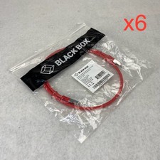Black Box EVNSL0272RD-0003 CAT6 250MHz Shielded PVP Patch Cable (Lot of 6) picture