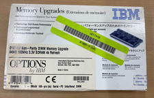 IBM 01K1137 Non-Parity DIMM 64MB 100MHz 3.3V S DRAM 4k Refresh NEW SEALED picture
