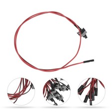 Durable ABS Pc Power Cable with on Off Restart Button for Computer Case picture