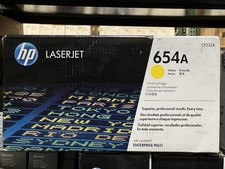 Original HP 654A (CF332A) Yellow Toner Cartridge-Bad Box picture