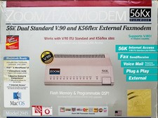 Zoom External FaxModem 56Kx Dualmode V.90/56K Model 2945 for Macintosh picture