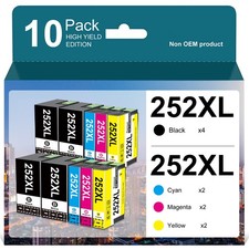T252XL Ink For Epson 252XL Ink Cartridge for WorkForce 3640 7210 7720 7710 7720 picture