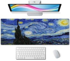 Wasica Gaming Mouse Pad, The Starry Night 31.5x11.8 Inches picture