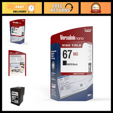 High-Quality HP 67 MS MICR Black Ink Cartridge for Check Printing - VersaInk Com picture
