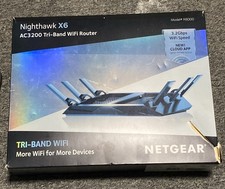 Netgear Nighthawk X6 AC3200 Tri-Band Wifi Gaming Router R8000 picture