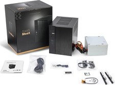 ASRock DeskMeet X300 Mini PC Barebone Kit – AMD AM4 Socket, Supports Ryzen 50... picture