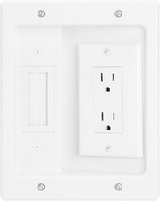 Wall Cable Concealer Kit, White picture
