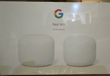 Google Nest Wifi Mesh System W/ Router & Point - New/Sealed Box -  picture