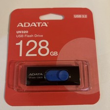 New USB FLASH DRIVE 128GB USB 3.2 ORIGINAL ADATA UV320 Sealed picture