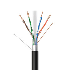 1000ft Shielded Cat6 Network Cable Outdoor Direct Burial 23AWG Bulk Ethernet FTP picture