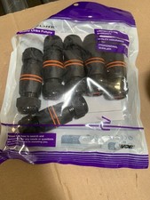 RJ45 Coupler Compact Outdoor Waterproof Quality IP68- CAT6A/CAT6/CAT5E/CAT5- 6PK picture