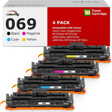 Colorfly 069 Toner Cartridge Set 069H Mf753Cdw Compatible Replacement for Canon picture