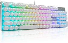 HUO JI E-Yooso Z-88 Typewriter Style Mechanical Gaming Keyboard, Blue Switches picture