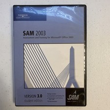 SAM 2003  Assessment & Training Version 3.0 Student edition (PC CD-ROM) w/Key VG picture