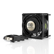 AC Infinity AXIAL 8038, Quiet Muffin Fan, 120V 80mm 80 x 80 x 38 mm, Black  picture