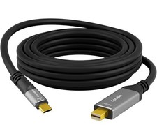 Unidirectional USB C to Mini DisplayPort Cable 25FT 4K60Hz MacBook Surface New picture
