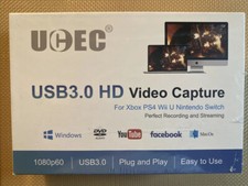 UCEC HD USB 3.0 Video Game Capture 1080p60 Stream & Record New Factory Sealed picture
