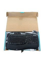Logitech MK550 Black Comfort Wave Wireless Keyboard And USB Cord. (No Mouse) NOB picture