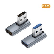 90 Degree USB3.0 Adapter (2 Pack), Right and Left Angle USB A Male to Female... picture
