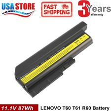 New 9 CELL Battery for IBM Lenovo Thinkpad T60 T60p T61p R60e R61 R61i T500 picture