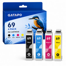 69 4Pk Ink Cartridge Replacement for Epson Stylus WF-1100 CX6000 NX400 NX415 picture