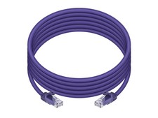 Monoprice FlexBoot Cat6 Patch Cable 50ft Purple Snagless RJ45 550MHz UTP 24AWG picture