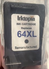 Inktopia Ink Cartridge Replacement for HP 64XL Black OPEN BOX NEW picture