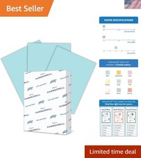 High-Quality 24 lb Blue Copy Paper - 500 Sheets, 8.5 x 11 - Jam-Free Guarantee picture