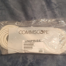 CommScope UNIPRISE Cat6 RJ-45 to RJ-45 Ethernet Patch Cable 50 ft White picture