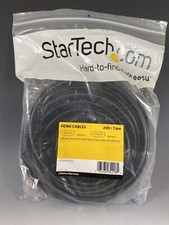 StarTech HDMIMM25FL 25 ft Flat High Speed HDMI Cable with Ethernet - Ultra HD 4k picture