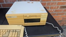 Vintage Epson Equity II PC Desktop + Q503A Keyboard - Powers On & POSTs picture