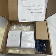 NETGEAR XET1001 85Mbps Powerline Network Adapter Bridge Lot of 2 picture