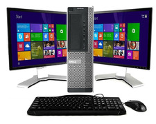 Dell Desktop PC Computer Core i3 8GB DUAL 22