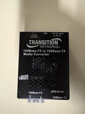 Transition Network 100base-FX to 100base-TX media converter picture